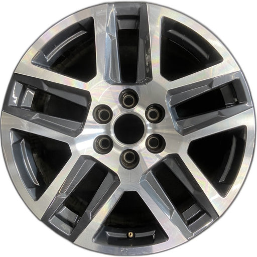 20" SIERRA 1500 PICKUP 19 20x9 10 spoke opt NZT Original OEM Wheel Rim - Front View