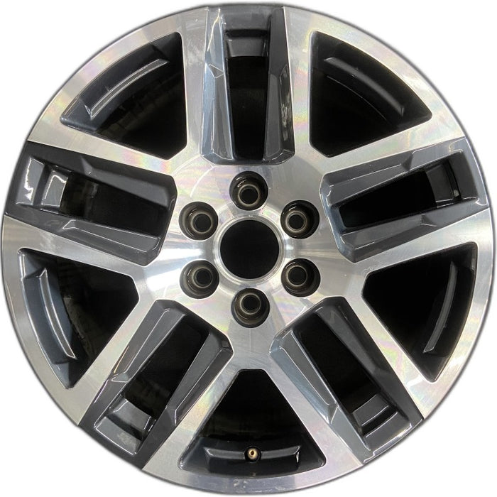 20" SIERRA 1500 PICKUP 19 20x9 10 spoke opt NZT Original OEM Wheel Rim - Front View