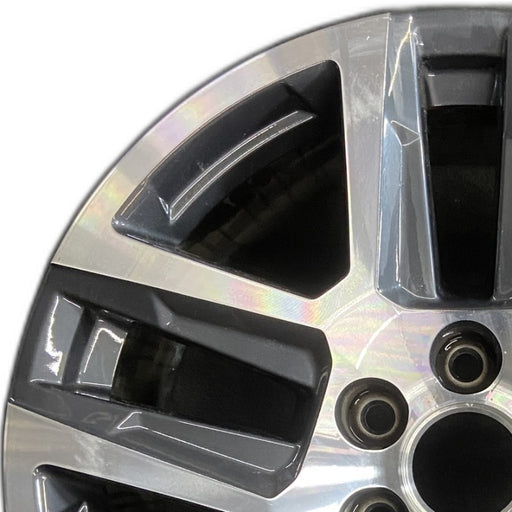 20" SIERRA 1500 PICKUP 19 20x9 10 spoke opt NZT Original OEM Wheel Rim - Angle View