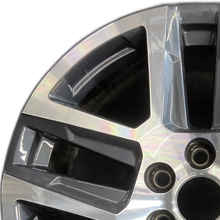 20" SIERRA 1500 PICKUP 19 20x9 10 spoke opt NZT Original OEM Wheel Rim - Angle View