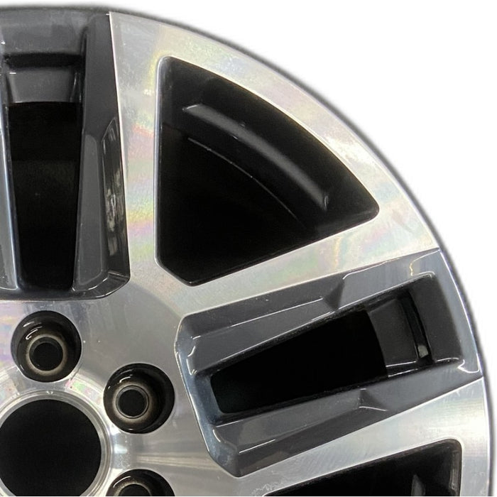 20" SIERRA 1500 PICKUP 19 20x9 10 spoke opt NZT Original OEM Wheel Rim - Side Profile