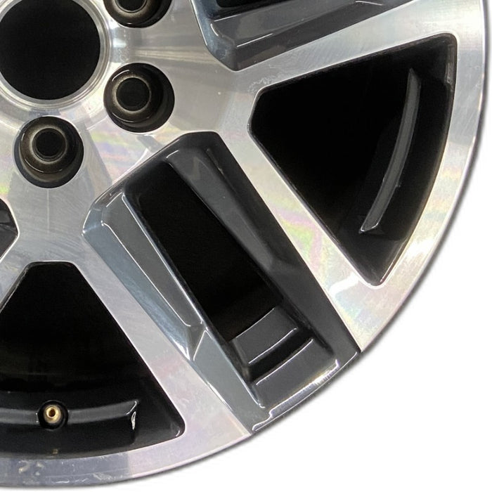 20" SIERRA 1500 PICKUP 19 20x9 10 spoke opt NZT Original OEM Wheel Rim - Close-Up Detail