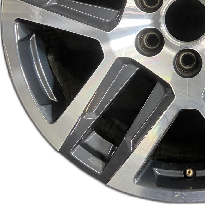 20" SIERRA 1500 PICKUP 19 20x9 10 spoke opt NZT Original OEM Wheel Rim - Back View