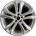 18" EDGE 15-18 18x8 aluminum TPMS 10 spoke 5 split spoke polished Original OEM - Front View