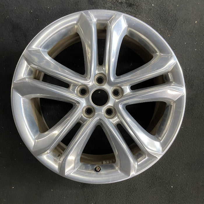 18" EDGE 15-18 18x8 aluminum TPMS 10 spoke 5 split spoke polished Original OEM - Additional View