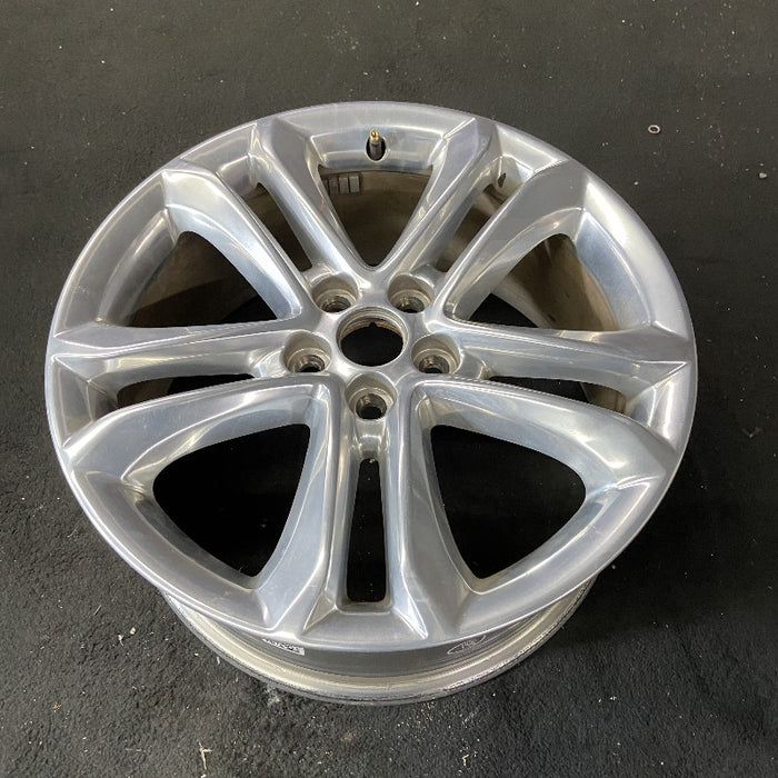 18" EDGE 15-18 18x8 aluminum TPMS 10 spoke 5 split spoke polished Original OEM - View 8