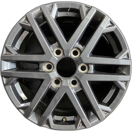 18" SEQUOIA 23-24 18x7.5 6 double spoke silver Original OEM Wheel Rim - Front View