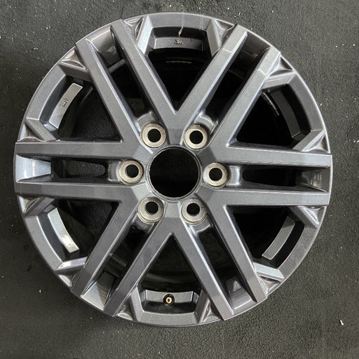 18" SEQUOIA 23-24 18x7.5 6 double spoke silver Original OEM Wheel Rim - Front View