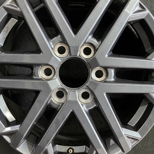 18" SEQUOIA 23-24 18x7.5 6 double spoke silver Original OEM Wheel Rim - Angle View
