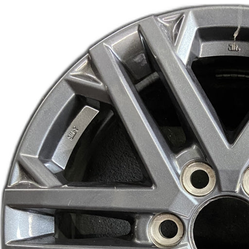 18" SEQUOIA 23-24 18x7.5 6 double spoke silver Original OEM Wheel Rim - Angle View