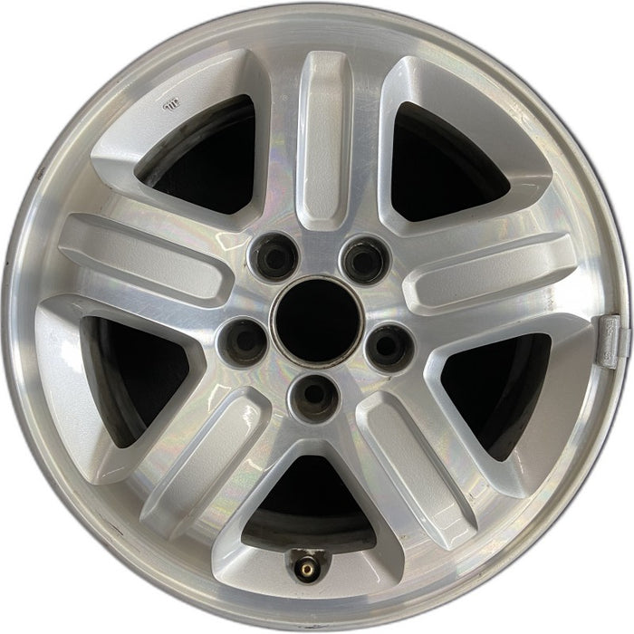 16" PILOT 05 16x6.5 alloy 5 spoke machined finish Canada built Original OEM - Front View