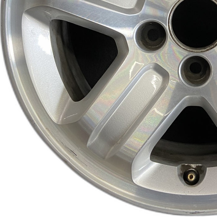16" PILOT 05 16x6.5 alloy 5 spoke machined finish Canada built Original OEM - Back View