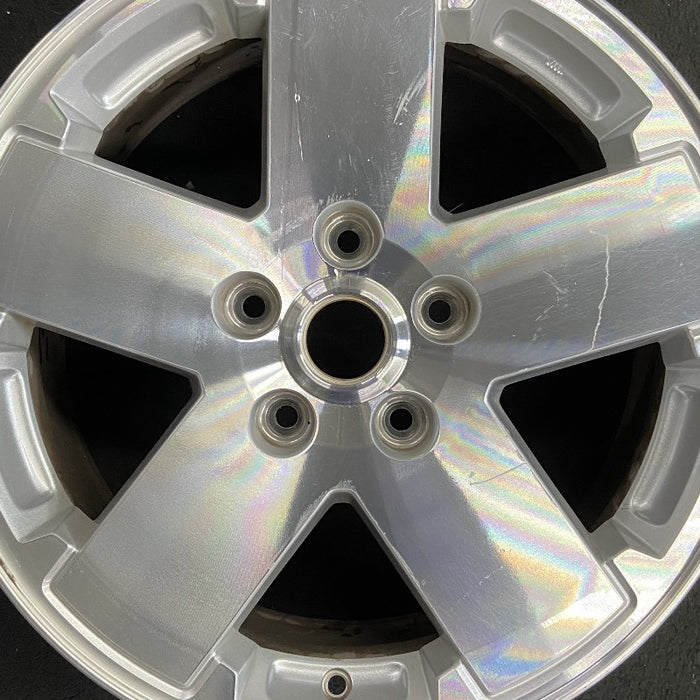 18" WRANGLER 07-08 18x7.5 5 spoke machined Original OEM Wheel Rim - Angle View
