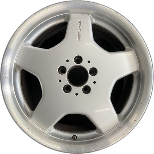 18" MERCEDES CL-CLASS 01 215 Type; CL500 18x9.5 rear 5 spoke AMG Original OEM - Front View
