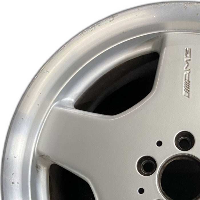 18" MERCEDES CL-CLASS 01 215 Type; CL500 18x9.5 rear 5 spoke AMG Original OEM - Angle View