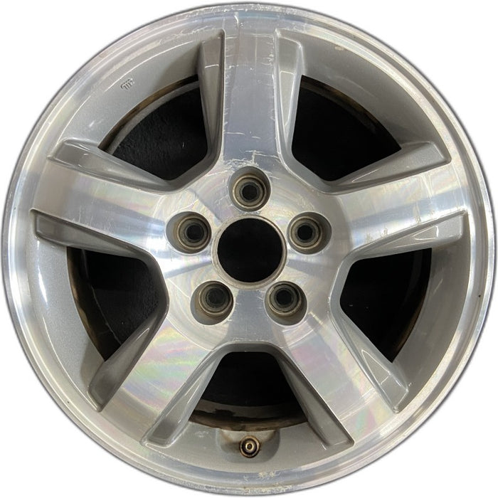 16" PILOT 06-08 16x6.5 alloy 5 spoke EX Original OEM Wheel Rim - Front View
