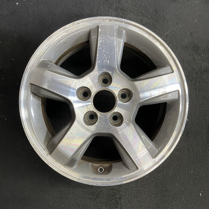 16" PILOT 06-08 16x6.5 alloy 5 spoke EX Original OEM Wheel Rim - Front View