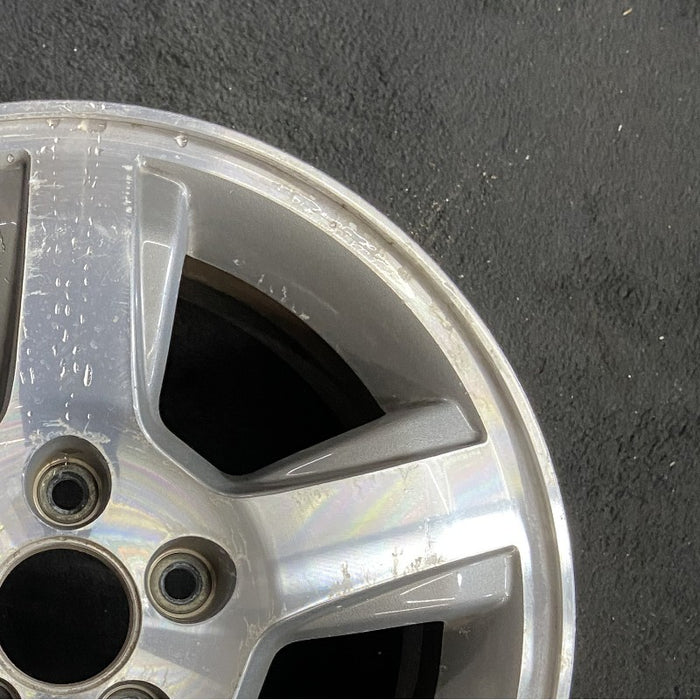 16" PILOT 06-08 16x6.5 alloy 5 spoke EX Original OEM Wheel Rim - Close-Up Detail