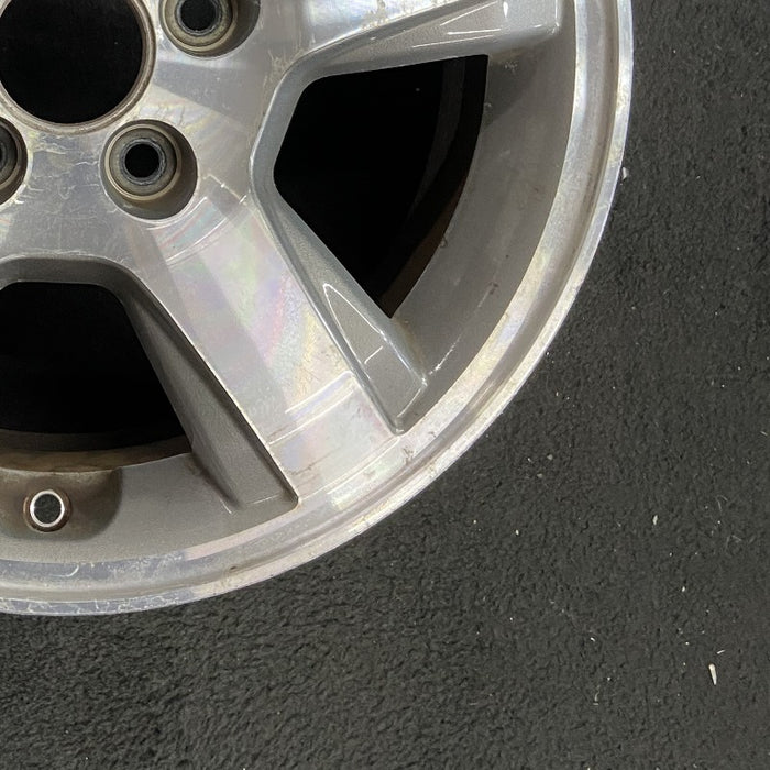 16" PILOT 06-08 16x6.5 alloy 5 spoke EX Original OEM Wheel Rim - Back View