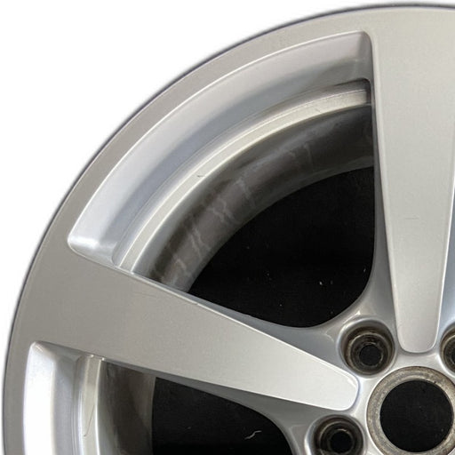 18" PORSCHE MACAN 15-18 18x9 5 individual spokes Original OEM Wheel Rim - Angle View