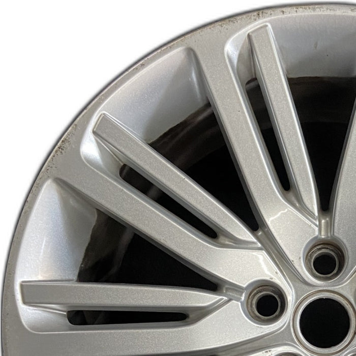 21" DISCOVERY 17-18 21x9.5 alloy 10 spoke split spoke silver Original OEM Wheel - Angle View