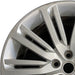 21" DISCOVERY 17-18 21x9.5 alloy 10 spoke split spoke silver Original OEM Wheel - Angle View
