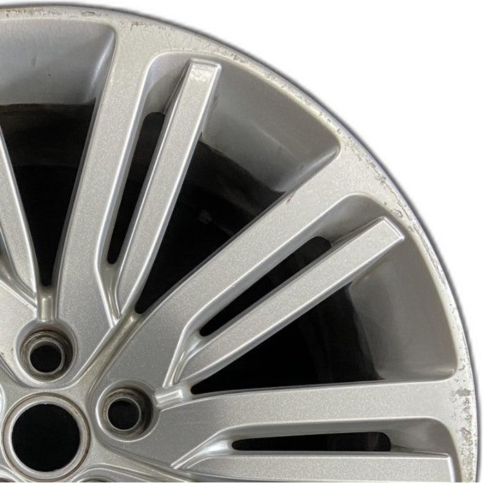 21" DISCOVERY 17-18 21x9.5 alloy 10 spoke split spoke silver Original OEM Wheel - Side Profile