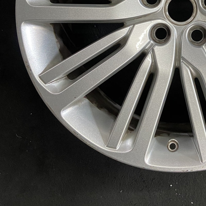 21" DISCOVERY 17-18 21x9.5 alloy 10 spoke split spoke silver Original OEM Wheel - Additional View