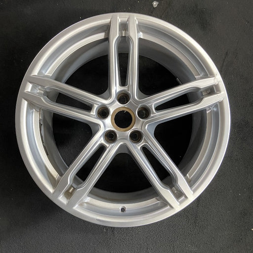 19" PORSCHE MACAN 15-18 19x9 5 double spoke Original OEM Wheel Rim - Front View