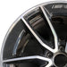 19" MERCEDES C-CLASS 20-21 205 Type C43 Cvertible 19x8.5 10 spoke machined face - Angle View