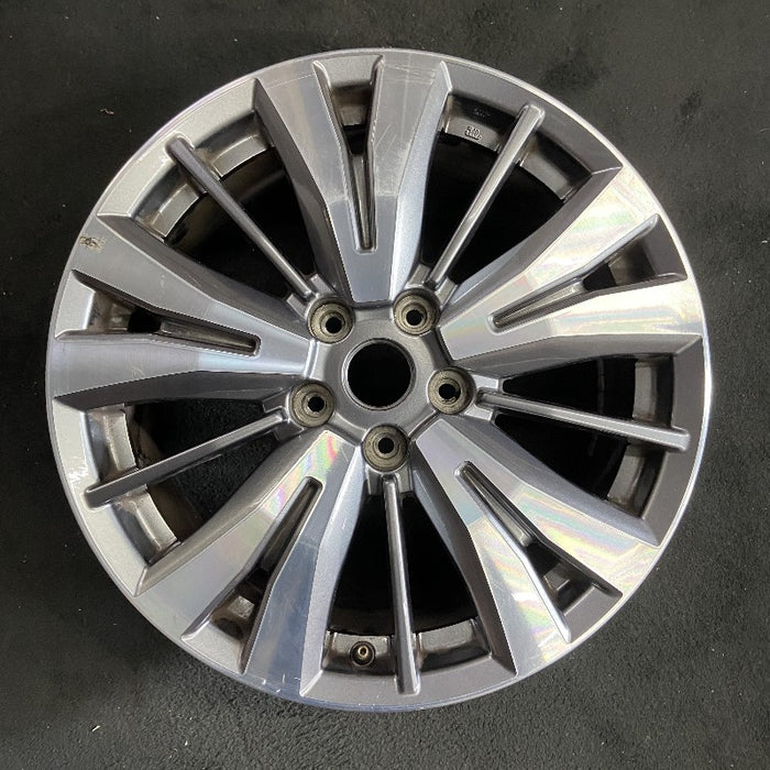 18" PATHFINDER 17-20 18x7.5 alloy 15 spoke Original OEM Wheel Rim - Front View