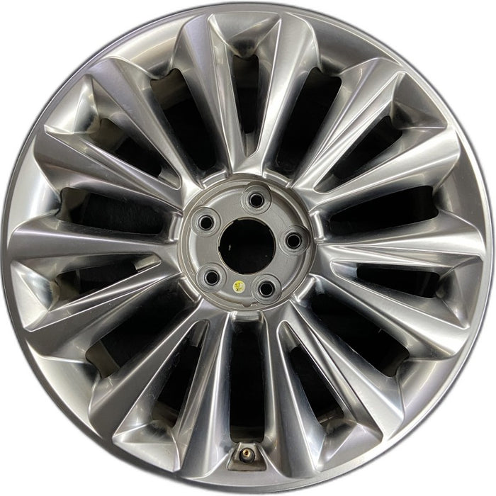 20" PALISADE 20 20x7.5 alloy 14 spoke polished Original OEM Wheel Rim - Front View