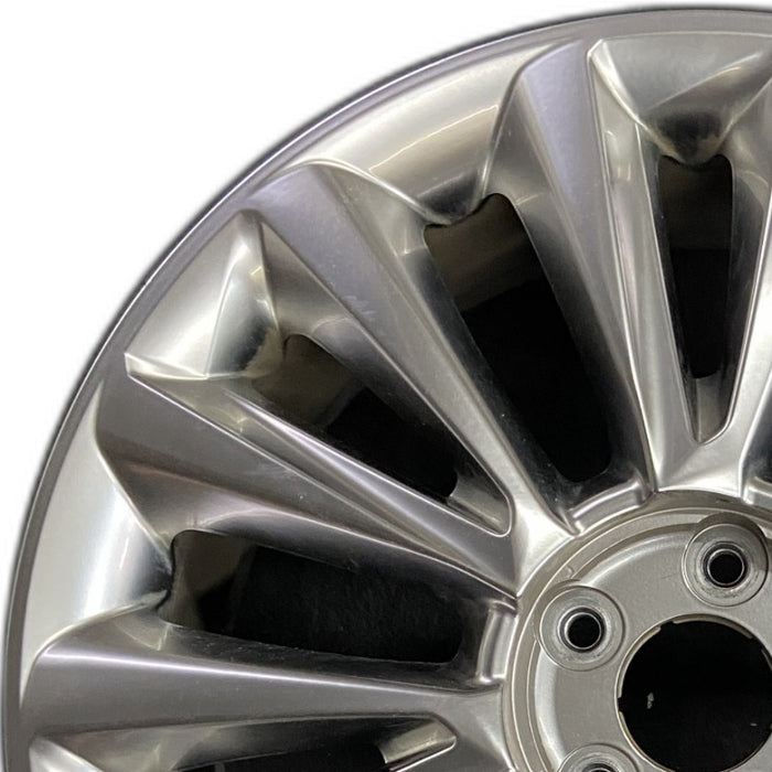 20" PALISADE 20 20x7.5 alloy 14 spoke polished Original OEM Wheel Rim - Angle View