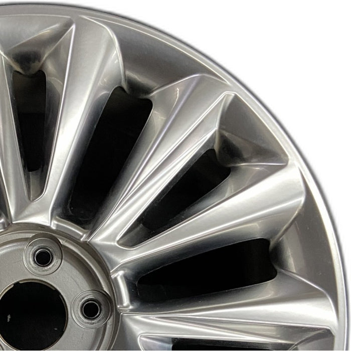 20" PALISADE 20 20x7.5 alloy 14 spoke polished Original OEM Wheel Rim - Side Profile