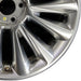 20" PALISADE 20 20x7.5 alloy 14 spoke polished Original OEM Wheel Rim - Close-Up Detail