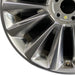 20" PALISADE 20 20x7.5 alloy 14 spoke polished Original OEM Wheel Rim - Back View