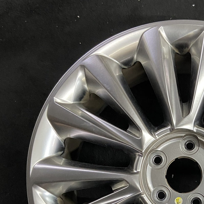 20" PALISADE 20 20x7.5 alloy 14 spoke polished Original OEM Wheel Rim - Side Profile
