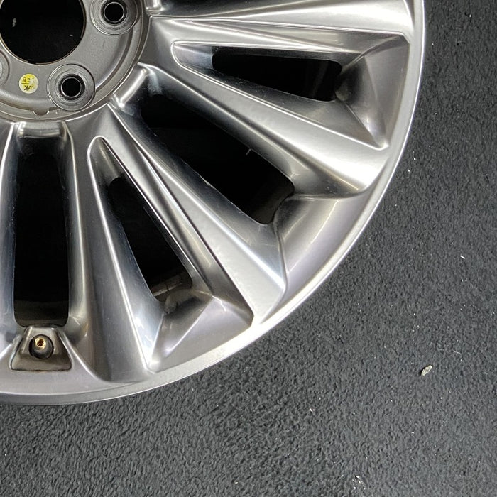 20" PALISADE 20 20x7.5 alloy 14 spoke polished Original OEM Wheel Rim - Back View