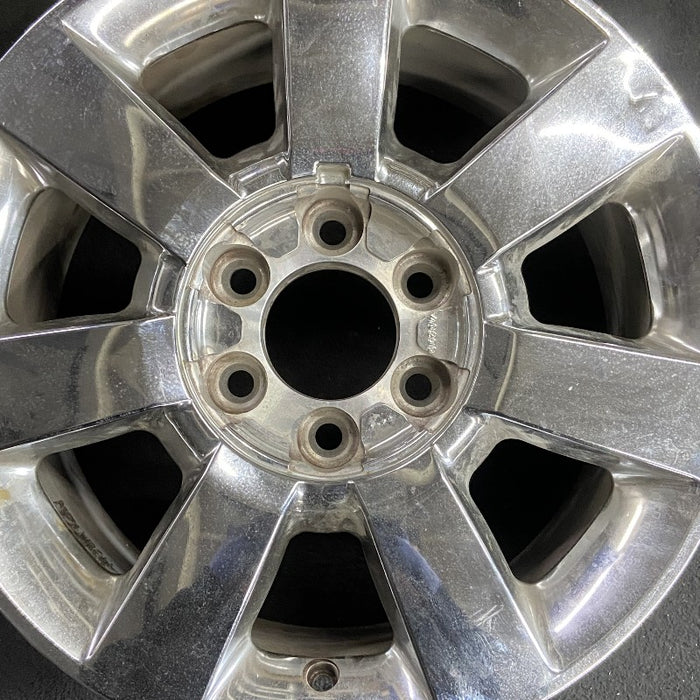 18" EXPEDITION 07-10 18x8.5 aluminum TPMS chrome 7 smooth spokes Original OEM - Angle View