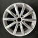 18" TOUAREG 17 18x8 alloy 10 spoke opt C5G Original OEM Wheel Rim - Front View