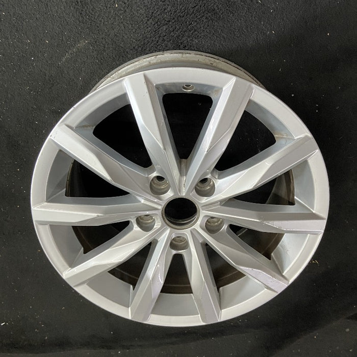 18" TOUAREG 17 18x8 alloy 10 spoke opt C5G Original OEM Wheel Rim - View 7