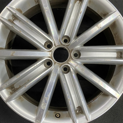 18" TIGUAN 09-11 18x7 10 spoke Original OEM Wheel Rim - Angle View
