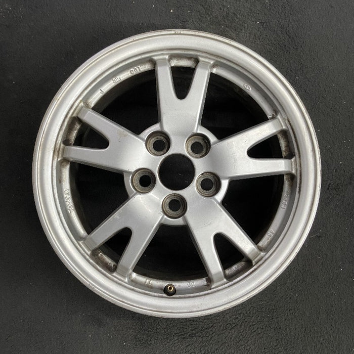 15" PRIUS 10-11 15x6 alloy 5 split spoke silver Original OEM Wheel Rim