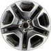 19" RAV4 19-20 19x7.5 alloy 10 spoke 5 split spoke matte black inlay Original - Front View