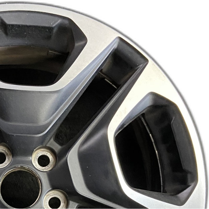 19" RAV4 19-20 19x7.5 alloy 10 spoke 5 split spoke matte black inlay Original - Side Profile