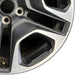 19" RAV4 19-20 19x7.5 alloy 10 spoke 5 split spoke matte black inlay Original - Close-Up Detail