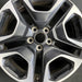 19" RAV4 19-20 19x7.5 alloy 10 spoke 5 split spoke matte black inlay Original - Angle View
