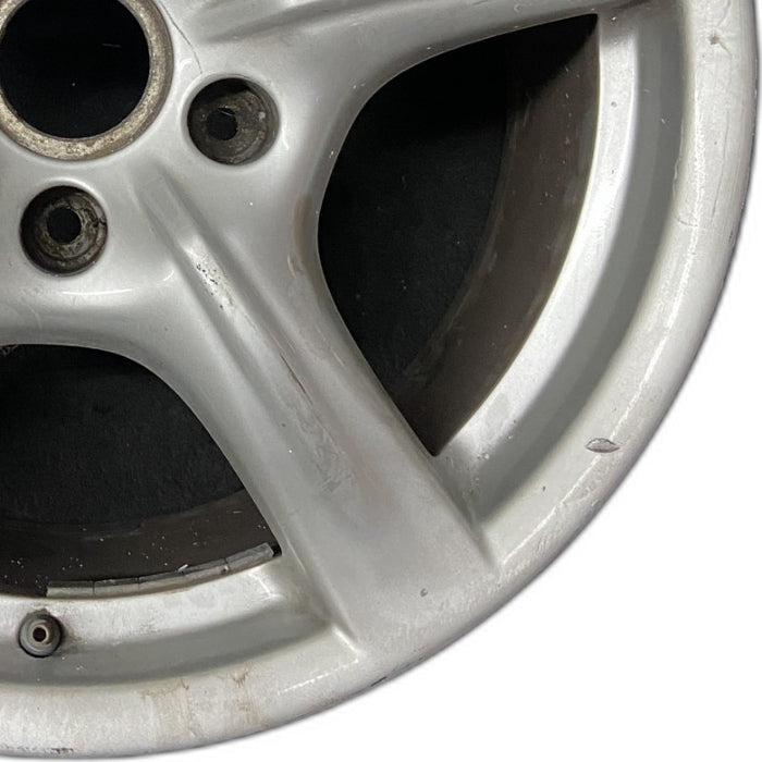 18" PORSCHE PANAMERA 10-16 alloy 18x9 5 spoke Original OEM Wheel Rim - Close-Up Detail