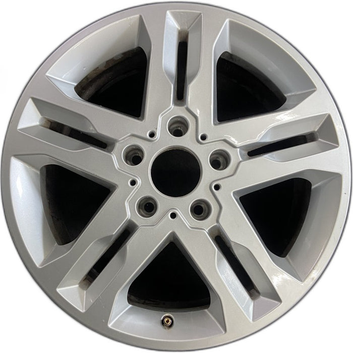 18" MERCEDES G-CLASS 11 463 Type; G550 18x7.5 5 split spoke Original OEM Wheel - Front View