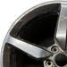 19" CORVETTE 15 rear 19x10 black opt QX1 Original OEM Wheel Rim - Angle View